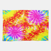 KLEURRIJK ONTVLAMBARE STROPDAS-KLEURSTOF ONTWERP THEEDOEK (Horizontaal)