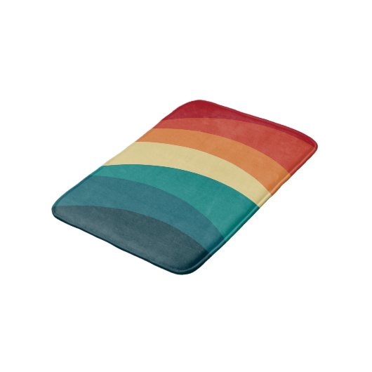Kleurrijk ontwerp met retro-stijl badmat (Gekanteld)