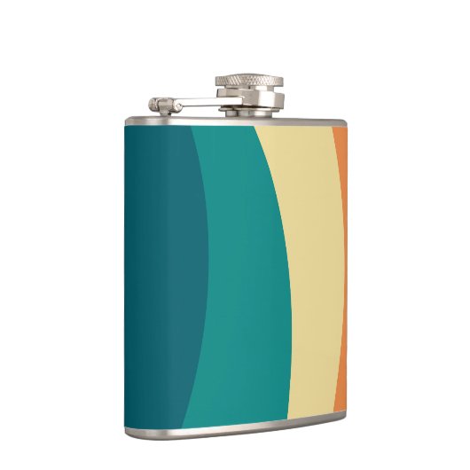Kleurrijk ontwerp met retro-stijl heupfles (Rechts)