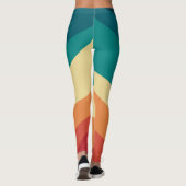 Kleurrijk ontwerp met retro-stijl leggings (Achterkant)