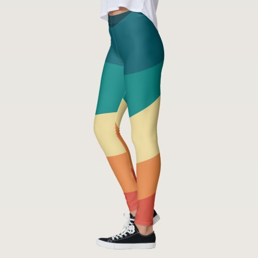 Kleurrijk ontwerp met retro-stijl leggings (Links)