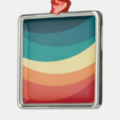 Kleurrijk ontwerp met retro-stijl metalen ornament (Links)