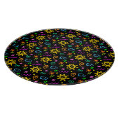 Kleurrijk ontwerp van achtergrond voor kinderen snijplank (Hoek)