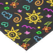 Kleurrijk ontwerp van achtergrond voor kinderen tafelkleed (Gekanteld)