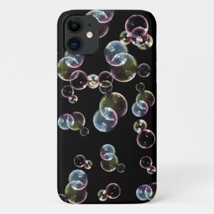 kleurrijk ontwerp van doorschijnende bubbels iPhone 11 hoesje