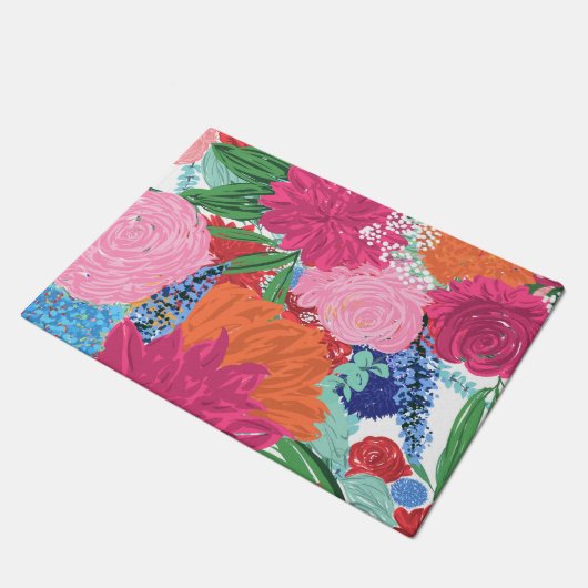  kleurrijk ontwerp voor grote vloeren met handmati deurmat (Schuin)