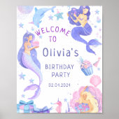 Kleurrijk Onze kleine zeemeermin Alle leeftijden V Poster (Voorkant)