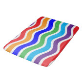 Kleurrijk, op maat gescheurd papiereffect badmat (Gekanteld)