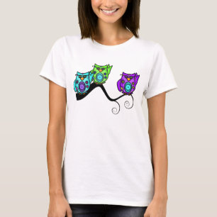 Kleurrijk Owl T-shirt