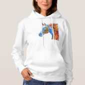 Kleurrijk Paard Hoodie (Voorkant)