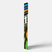 Kleurrijk pacock Firebird Feather Painting Case-Mate iPhone Case (Achterkant / Rechts)