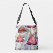 Kleurrijk paddenstoel Tas (Achterkant)