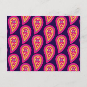 Kleurrijk Paisley Briefkaart