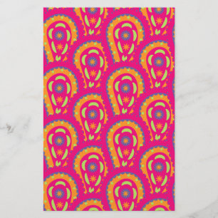 Kleurrijk Paisley Briefpapier