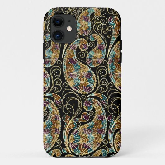 Kleurrijk   Paisley-ontwerp Case-Mate iPhone Case (Achterkant)