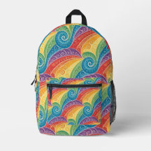 Kleurrijk paisley spiraalpatroon