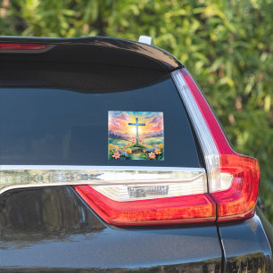Kleurrijk Pasen Kunst Sticker