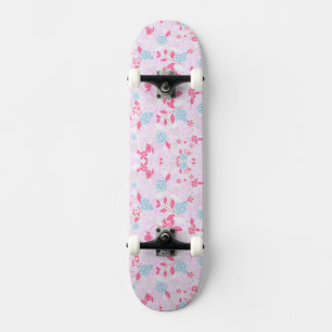 Kleurrijk pastelpatroon Laagste sneake Skateboard