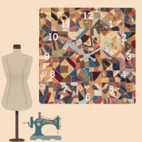 Kleurrijk Patchwork Dekbed Rustieke Naaikamer