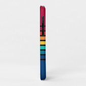 Kleurrijk patroon met persoonlijke naam Case-Mate iPhone case (Achterkant/links)