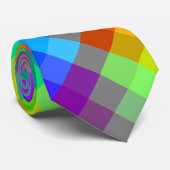 Kleurrijk patroon. Rainboogkleuren. Stropdas (Opgerold)