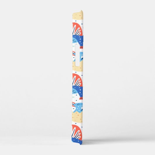 Kleurrijk patroon van schattige dinosaurussen Case-Mate iPhone case (Achterkant / Rechts)