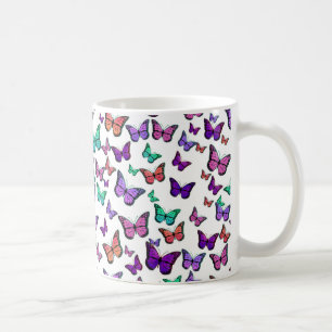 kleurrijk patroonpatroon koffiemok