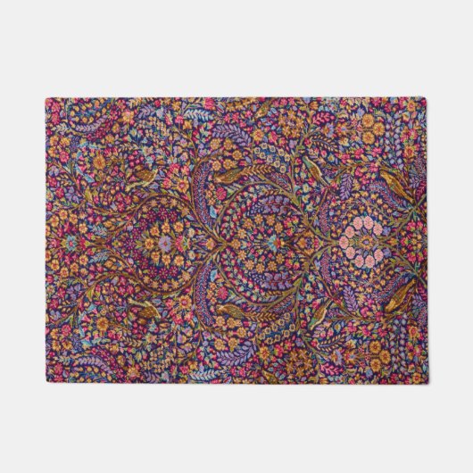 Kleurrijk Perzisch Rug Patroon Deurmat (Voorkant)