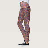Kleurrijk Perzisch Rug Patroon Leggings (Links)