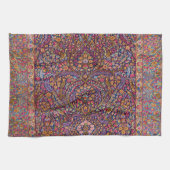 Kleurrijk Perzisch Rug Patroon Theedoek (Horizontaal)