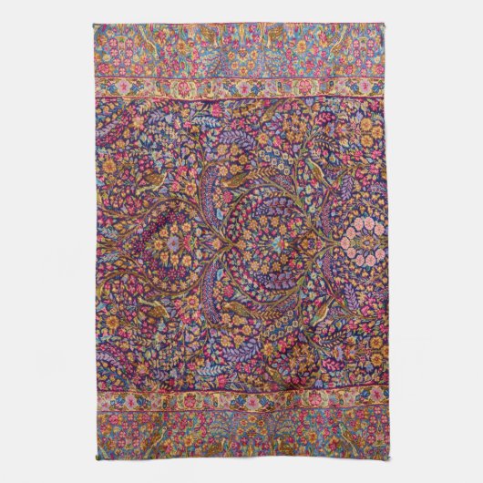 Kleurrijk Perzisch Rug Patroon Theedoek (Verticaal)