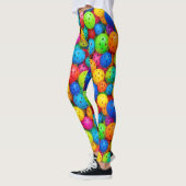 Kleurrijk Pickleball Patroon Leggings (Links)