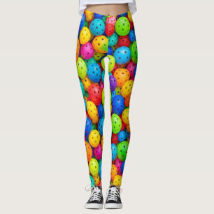 Kleurrijk Pickleball Patroon Leggings