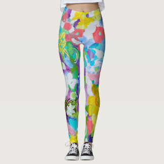 Kleurrijk plezier door Lydia's Art Sangria Legging