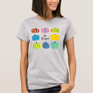 Kleurrijk Pompoen Design T-shirt