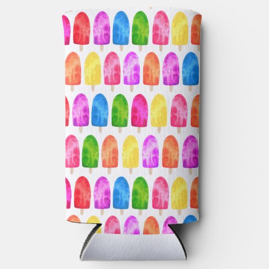 Kleurrijk Popsikel Ice Lolly patroon (Voorkant)