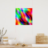 Kleurrijk Poster voor abstractie (Keuken)