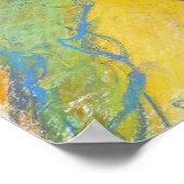 Kleurrijk Poster Wandelafbeelding (Hoek)