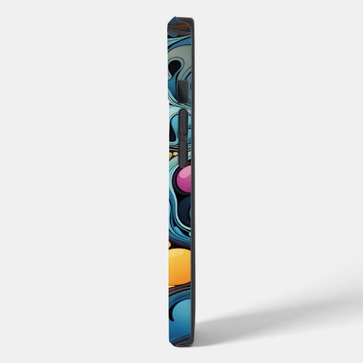Kleurrijk Psychedelic Bright Abstract Pattern Case-Mate iPhone Case (Achterkant / Links)