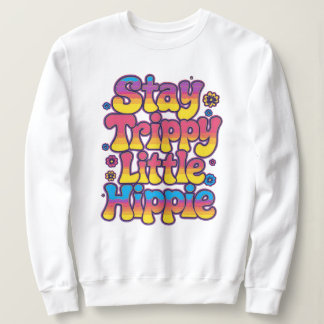 Kleurrijk Psychedelisch Blijf Trippy Hippie Trui