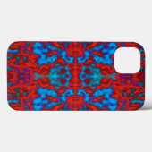 Kleurrijk psychedelisch caleidoscoop breidt patroo Case-Mate iPhone case (Achterkant (horizontaal))