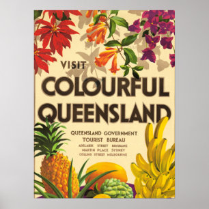 Kleurrijk Queensland, Australië Poster