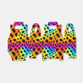 Kleurrijk Rainbow Cheetah Seamless Pattern Bedankdoosjes (Uitgevouwen)
