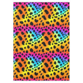Kleurrijk Rainbow Cheetah Seamless Pattern Tafelkleed (Voorkant)