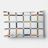 Kleurrijk raster met negatieve ruimte-impressionis etui (Achterkant)