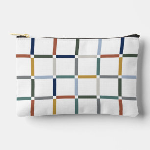 Kleurrijk raster met negatieve ruimte-impressionis etui