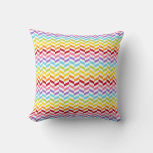 Kleurrijk Regenboog Abstract Decor Patroon Kussen