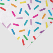 Kleurrijk regenboog sprenkels patroon tissuepapier (Detail)