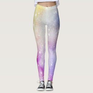 Kleurrijk Regenboog Sterrenstelsel Patroon Leggings