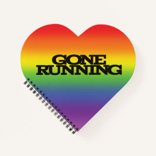 Kleurrijk regenboogeffect Achtergrondtoon draaiend Notitieboek